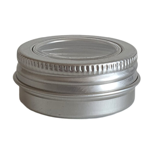 Metallpurk 15 ml aknaga