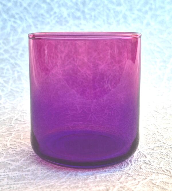 Küünlaklaas roosa/lilla 250 ml