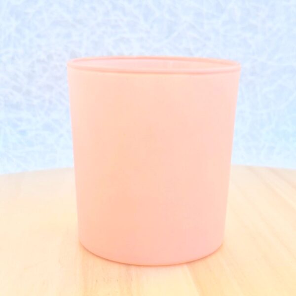Küünlaklaas heleroosa matt 250 ml