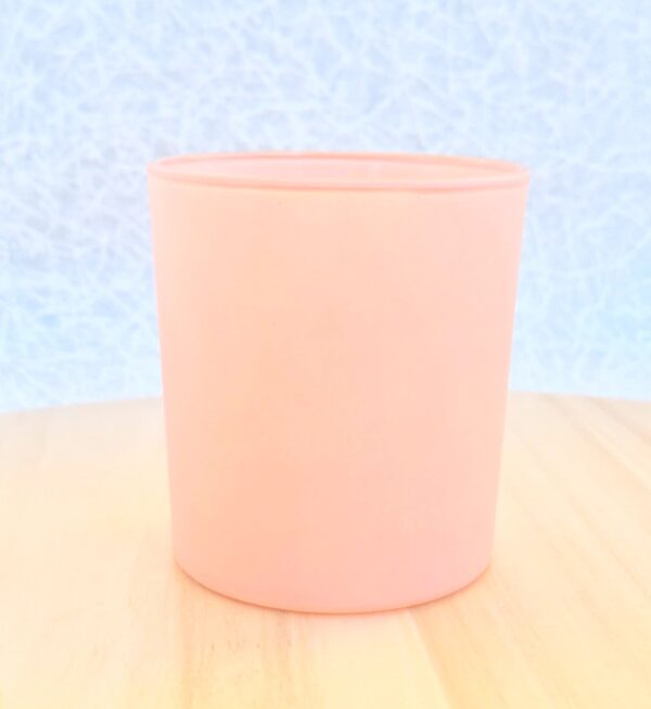 Küünlaklaas heleroosa matt 250 ml