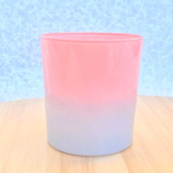 Küünlaklaas roosa/sinine 250 ml