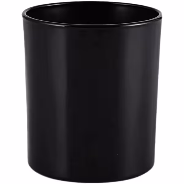 Küünlaklaas 300 ml must läikiv