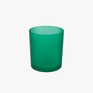 Küünlaklaas 300 ml roheline frosted